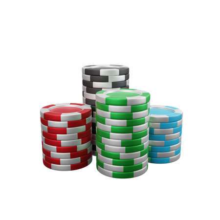 Monedas de casino  3D Icon