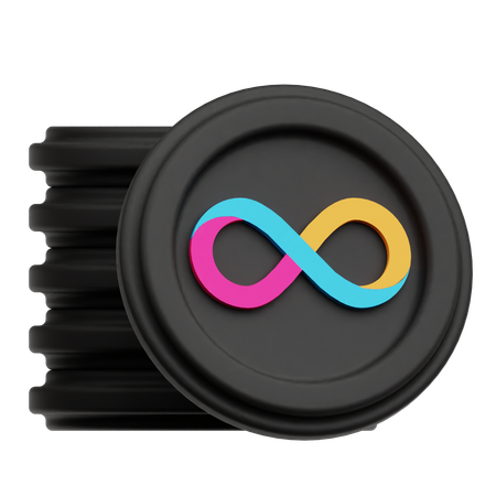 Monedas de computadora de internet  3D Icon