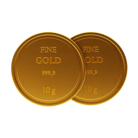 MONEDAS DE ORO  3D Icon