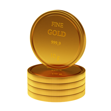 MONEDAS DE ORO  3D Icon