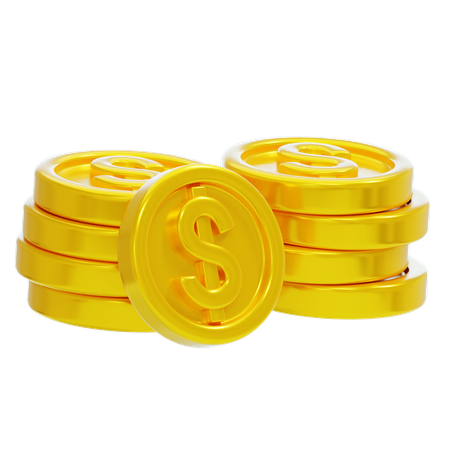 MONEDAS DE ORO  3D Icon