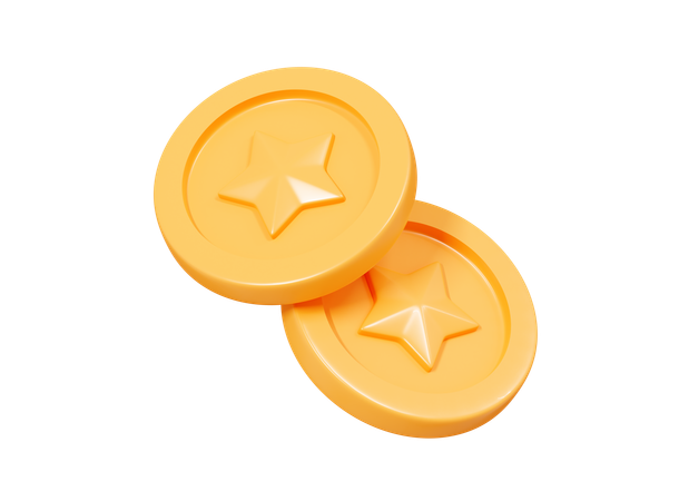 Monedas flotantes  3D Icon