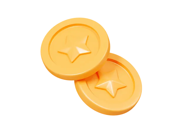 Monedas flotantes  3D Icon