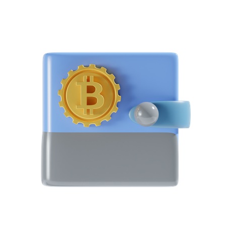 Monedero criptográfico  3D Icon