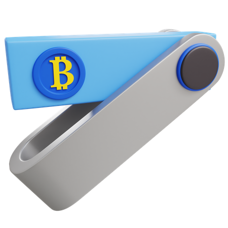 Billetera criptográfica fría  3D Icon