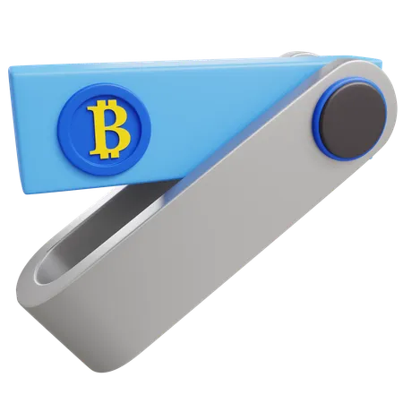 Billetera criptográfica fría  3D Icon