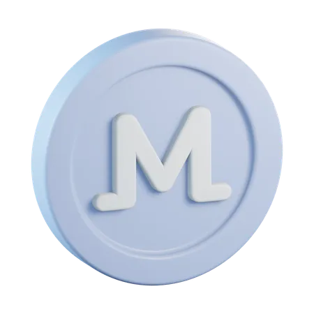 Monero  3D Icon