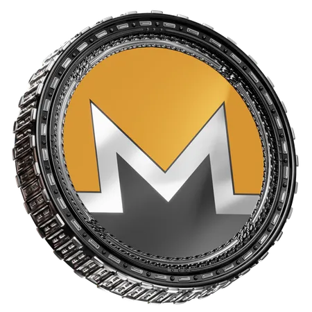 Monero 3 D Coin 3 D Crypto Coin 3D Icon