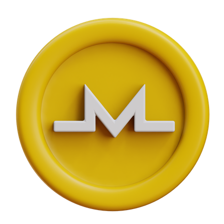 Monero  3D Icon