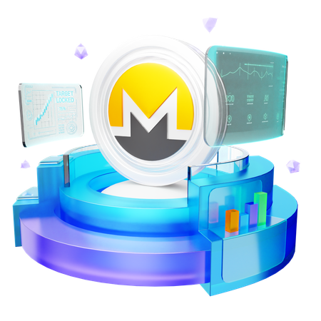 Monero  3D Icon