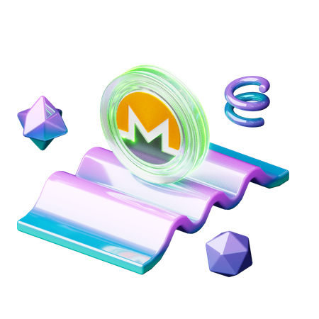 Monero  3D Icon