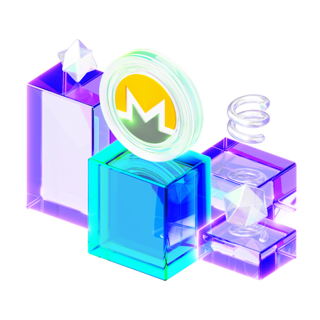 Monero  3D Icon
