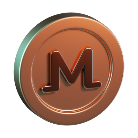 Monero  3D Icon