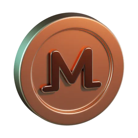 Monero  3D Icon