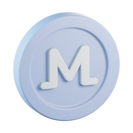 Monero  3D Icon