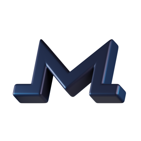 Monero  3D Icon