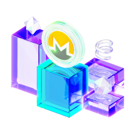 Monero  3D Icon