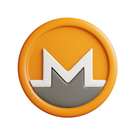 Monero  3D Illustration