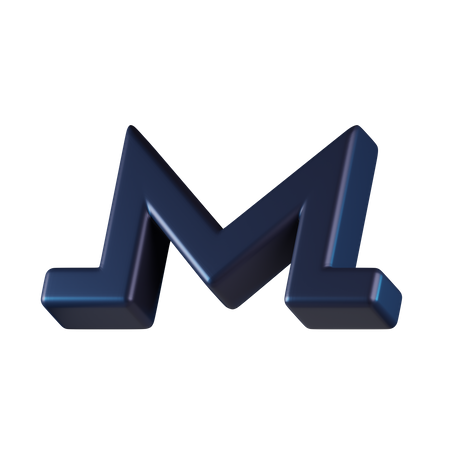 Monero  3D Icon