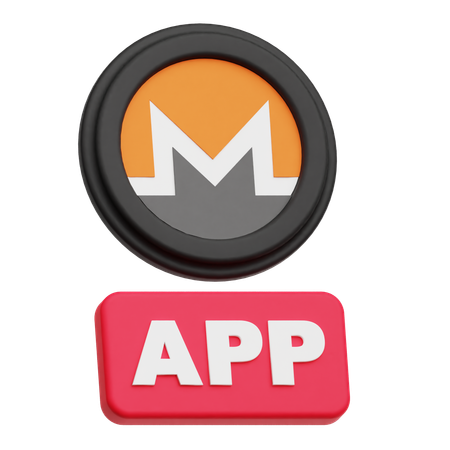 Monero App  3D Icon