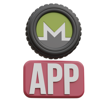 Monero App  3D Icon