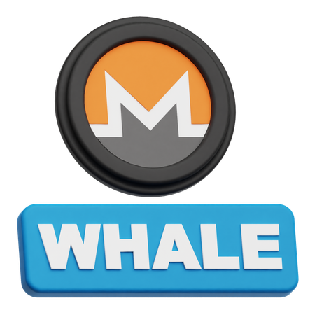 Baleia monero  3D Icon