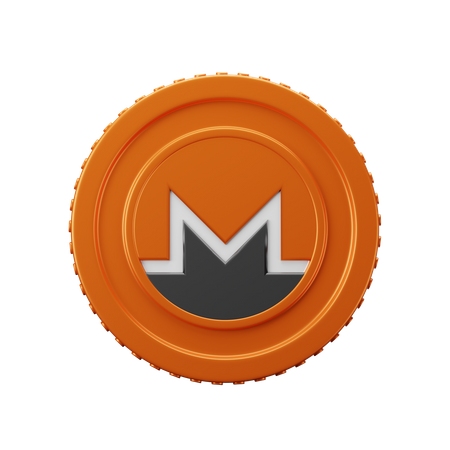 Monero Coin XMR  3D Icon