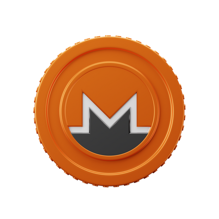 Monero Coin XMR  3D Icon