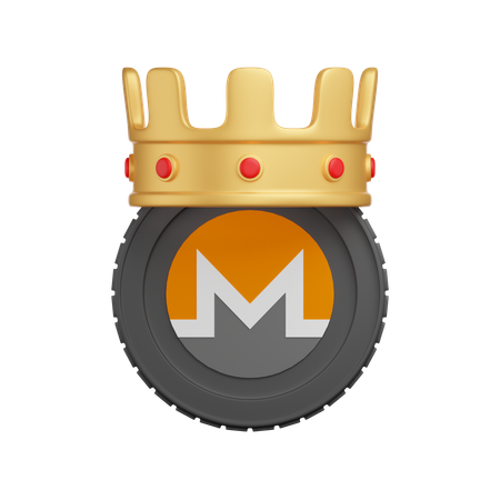 Monero Crown  3D Icon