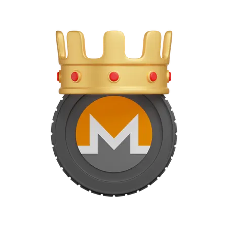 Monero Crown  3D Icon