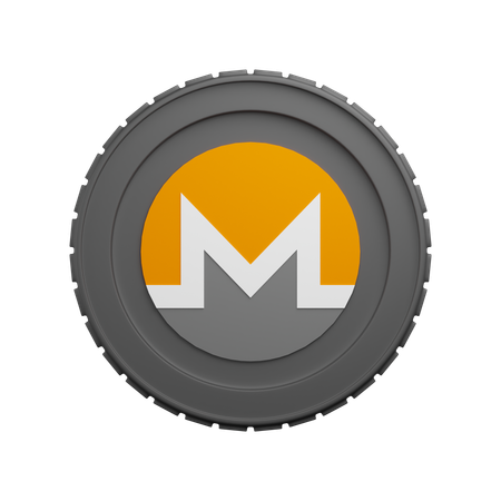 Monero Crypto  3D Icon