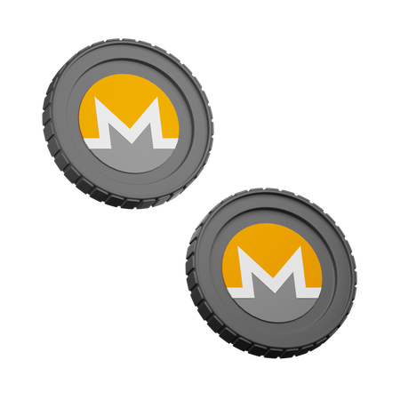 Monero Crypto  3D Icon