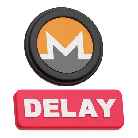 Monero Delay  3D Icon