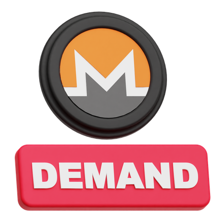 Monero Demand  3D Icon