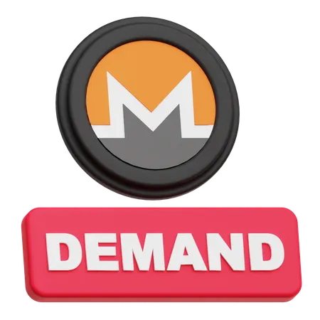 Monero Demand  3D Icon