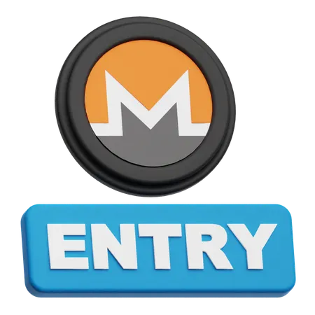 Monero Entry  3D Icon
