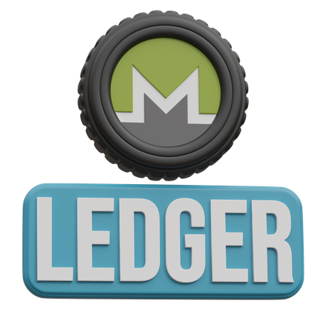 Monero Ledger  3D Icon