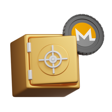 Monero Locker  3D Icon