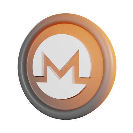 Moeda monero  3D Icon