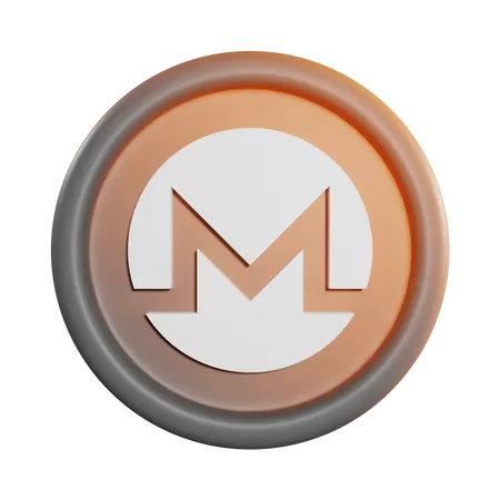 Moeda monero  3D Icon