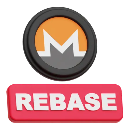 Monero Rebase  3D Icon