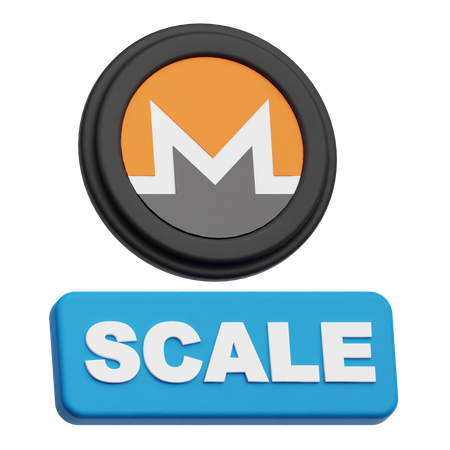 Monero Scale  3D Icon