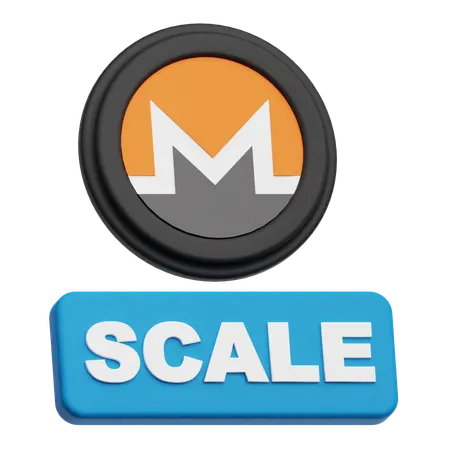 Monero Scale  3D Icon