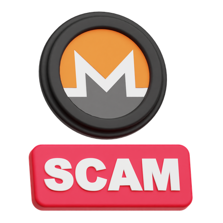 Monero Scam  3D Icon