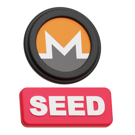 Monero Seed  3D Icon