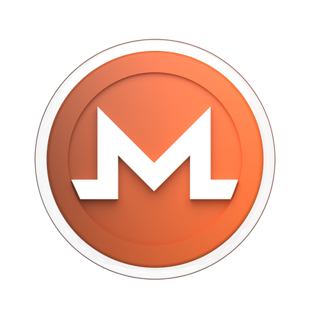 Monero Sign  3D Illustration