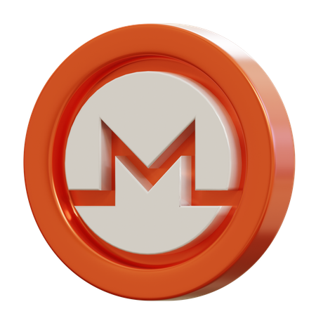 Sinal de monero  3D Icon