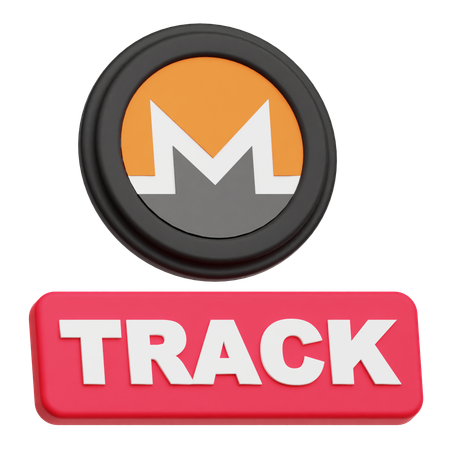 Monero Track  3D Icon