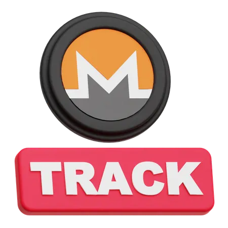 Monero Track  3D Icon