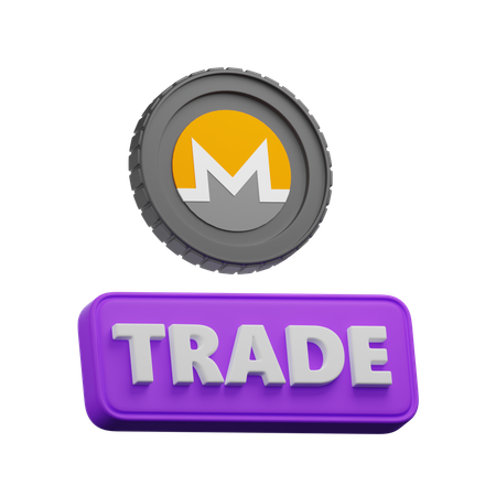 Monero Trade  3D Icon